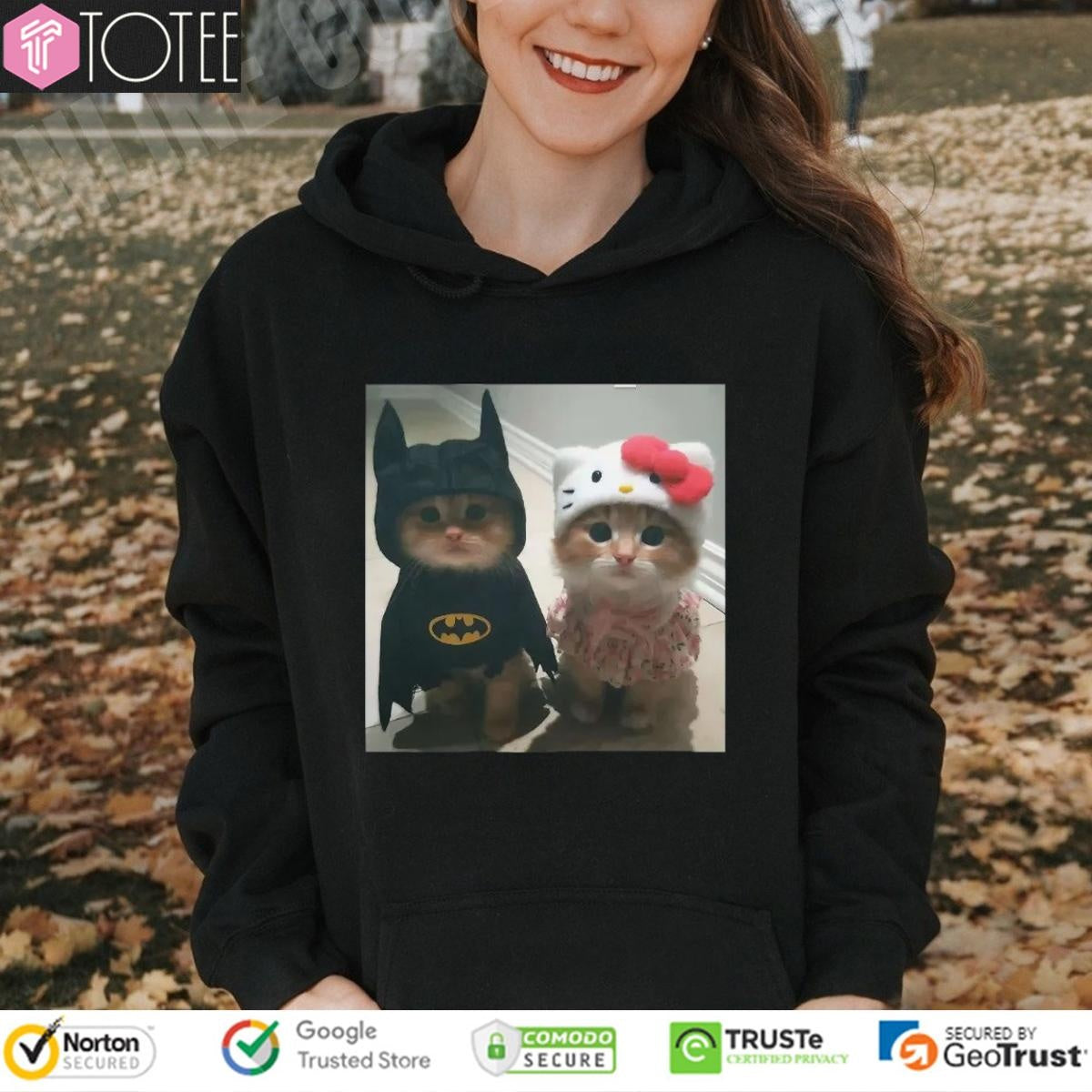 Batman Hello Kitty Cat Kitten Cosplay T-shirt