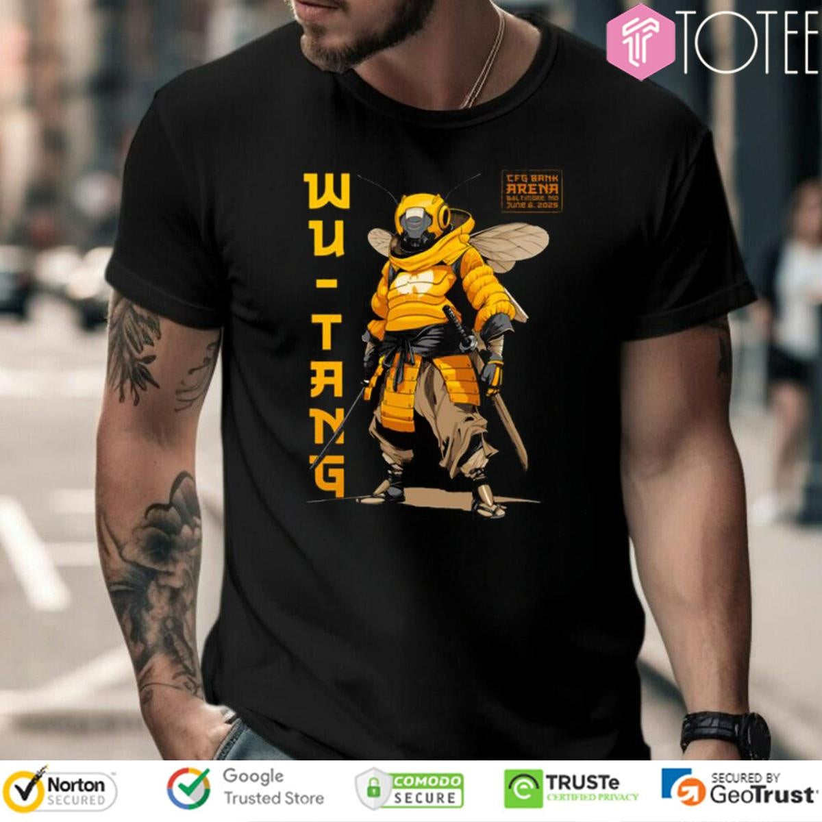 Bee Samurai Wu Tang Clan Baltimore June 6Th 2025 T-shirt