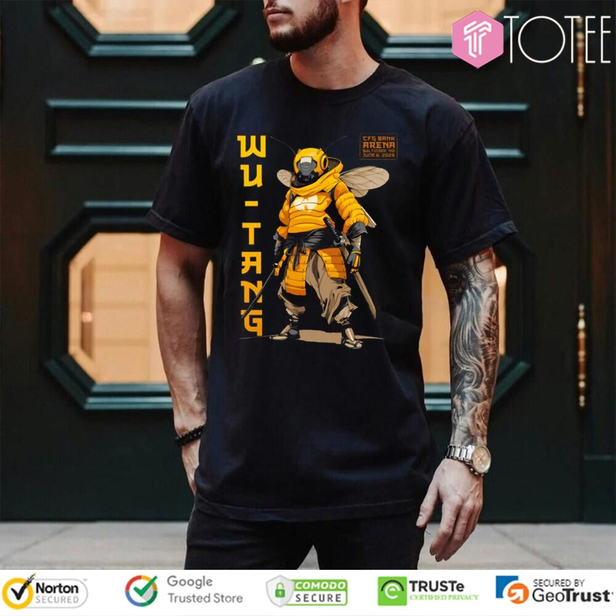 Bee Samurai Wu Tang Clan Baltimore June 6Th 2025 T-shirt