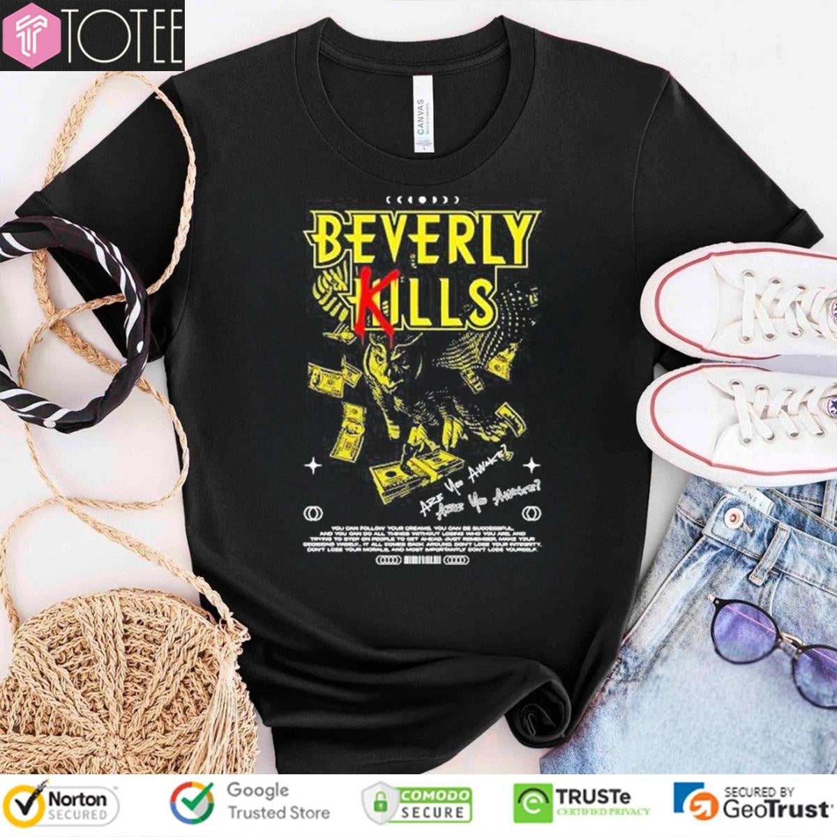 Beverly Kills Owl Are You Awake Beverly Hills T-shirt