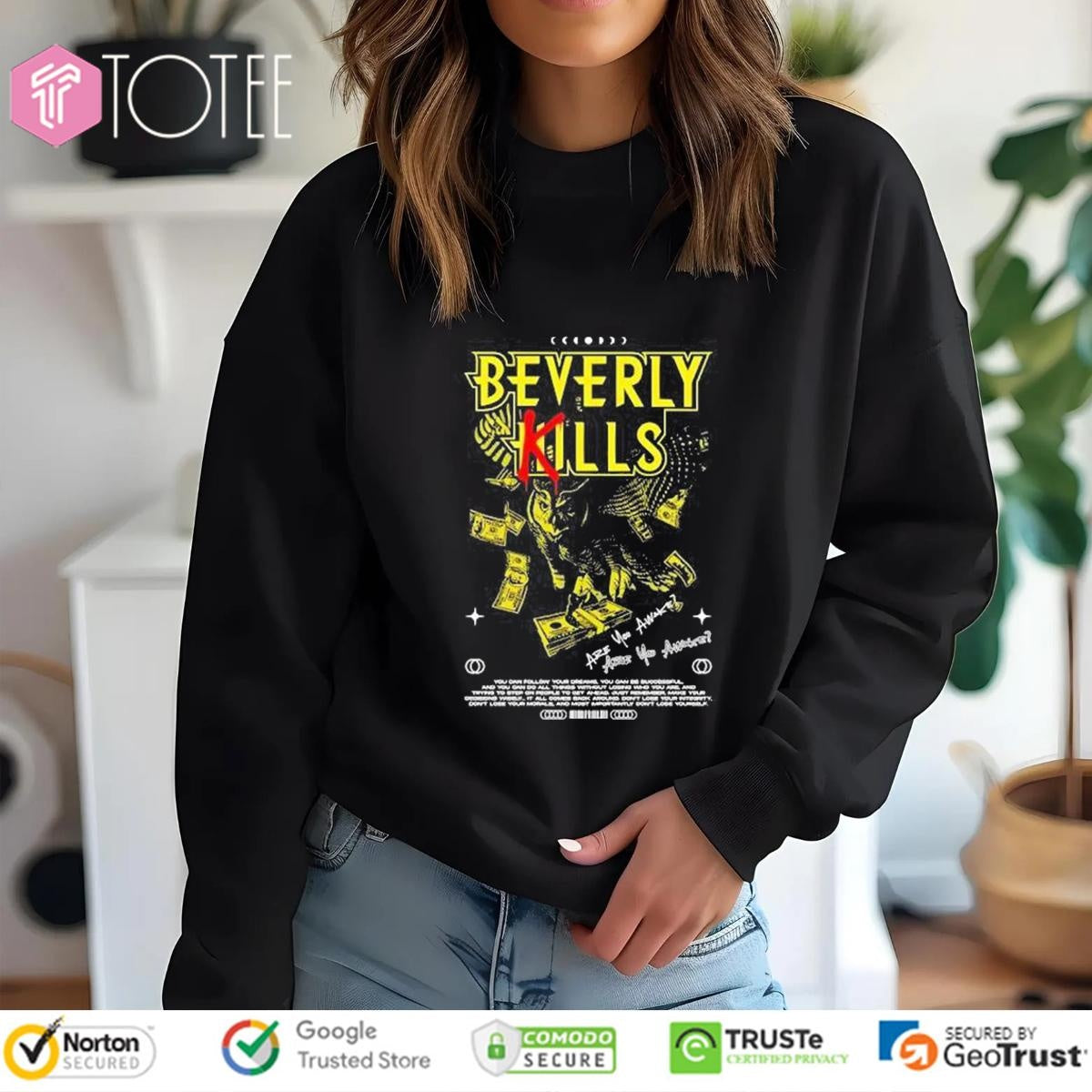 Beverly Kills Owl Are You Awake Beverly Hills T-shirt