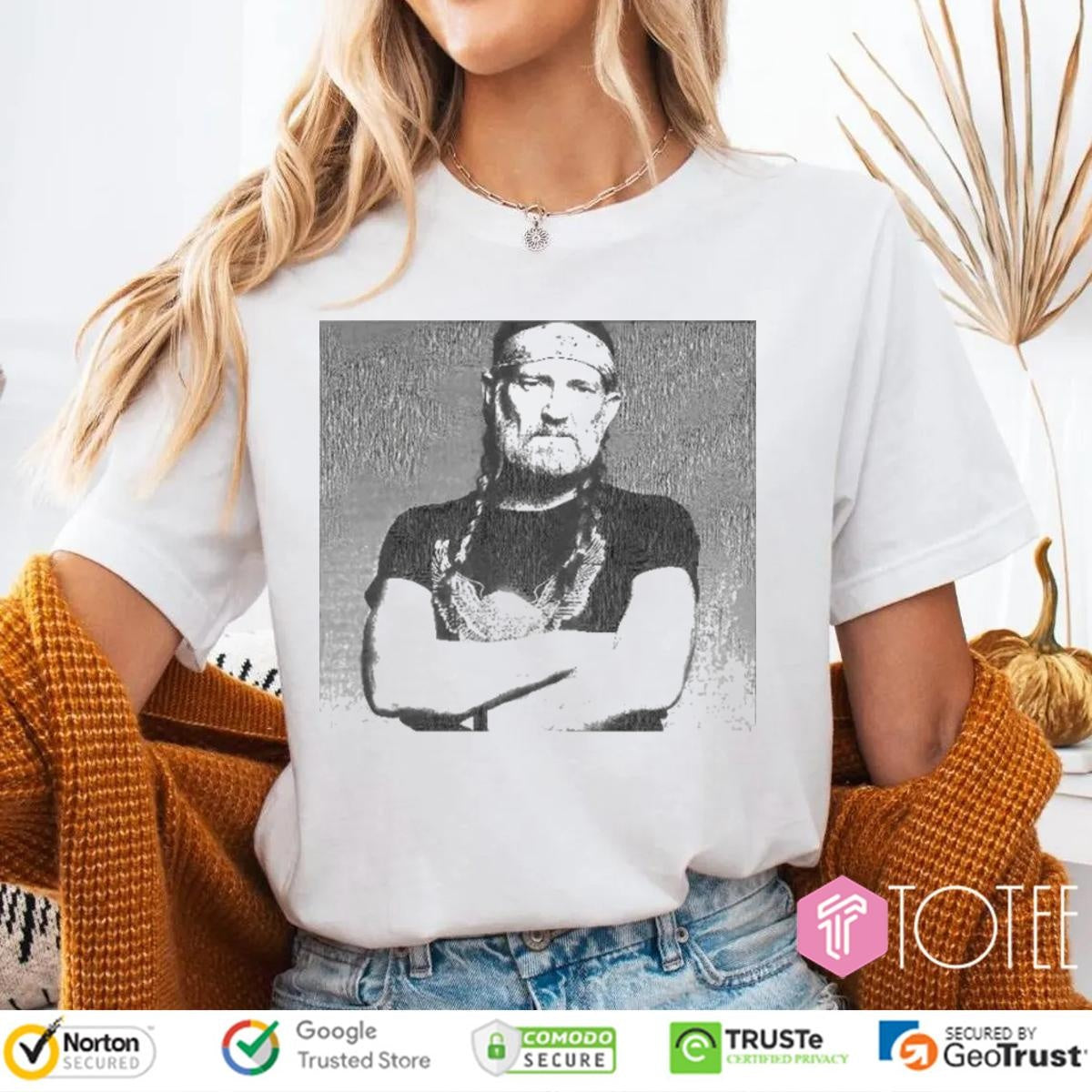 Beyonce Willie Nelson Portrait T-shirt