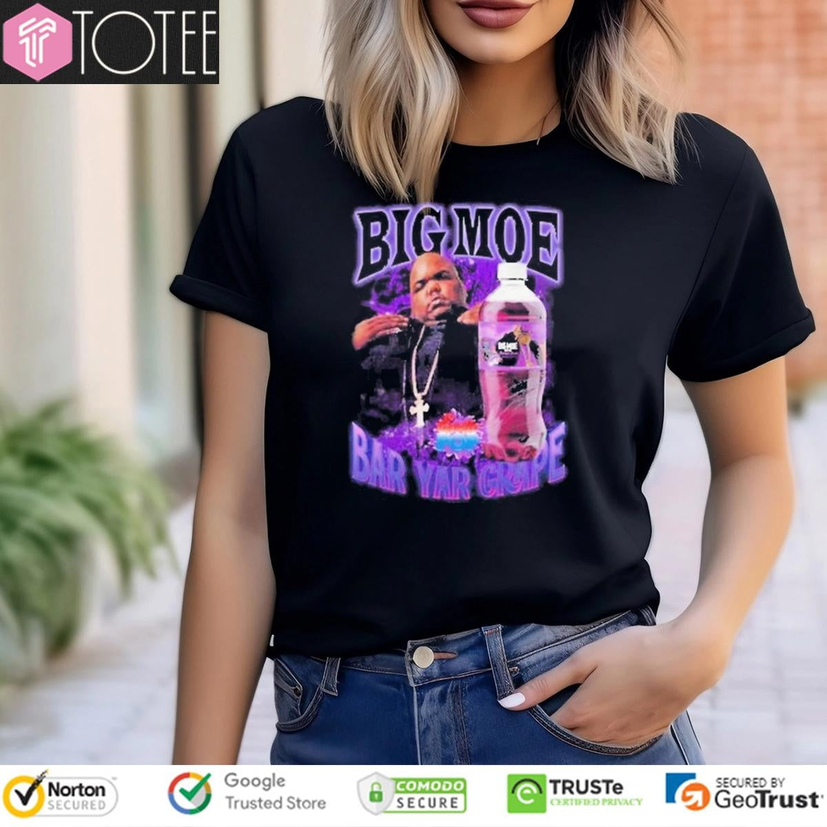 Big Moe Bar Yar Grape Vintage Bootleg T-shirt