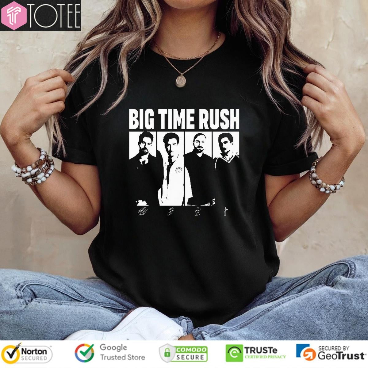 Big Time Rush Tour 2025 Signatures T-shirt
