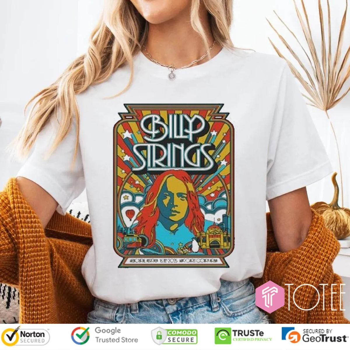 Billy Strings Tour 2025 Melbourne Australia July 15 T-shirt