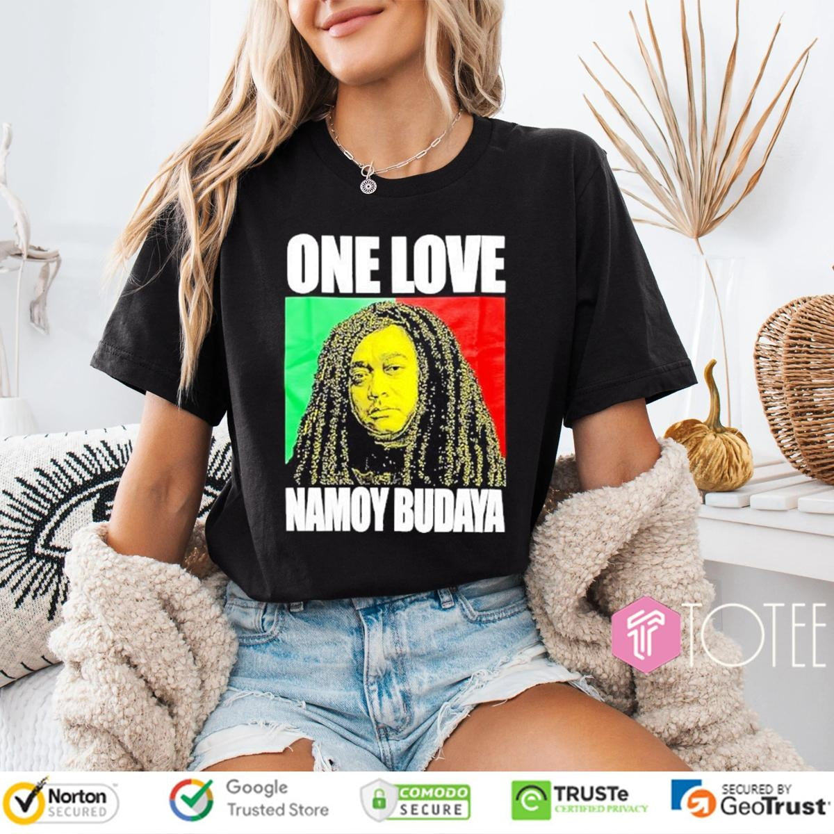 Binar Abiyasa Namoy Budaya One Love Bob Marley T-shirt