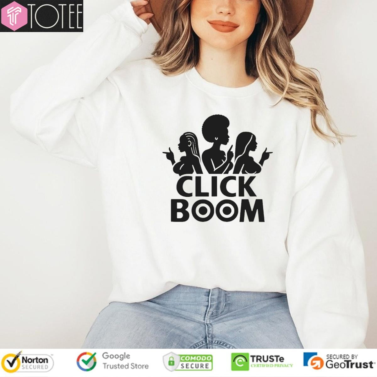 Black Girls Click Boom Sweatshirt