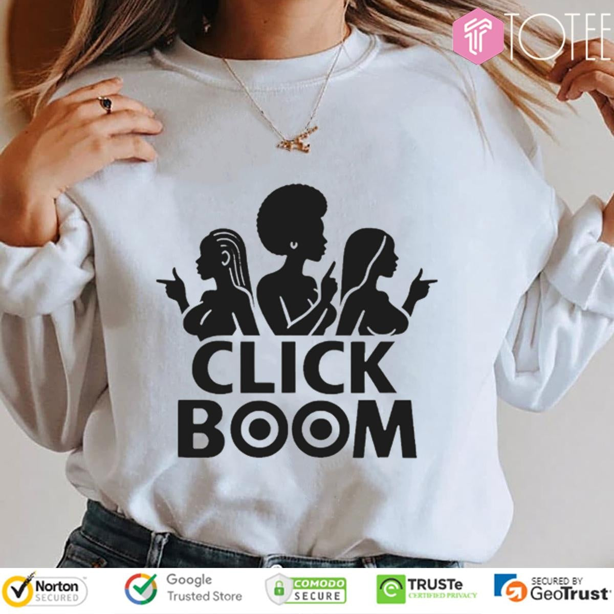 Black Girls Click Boom Sweatshirt