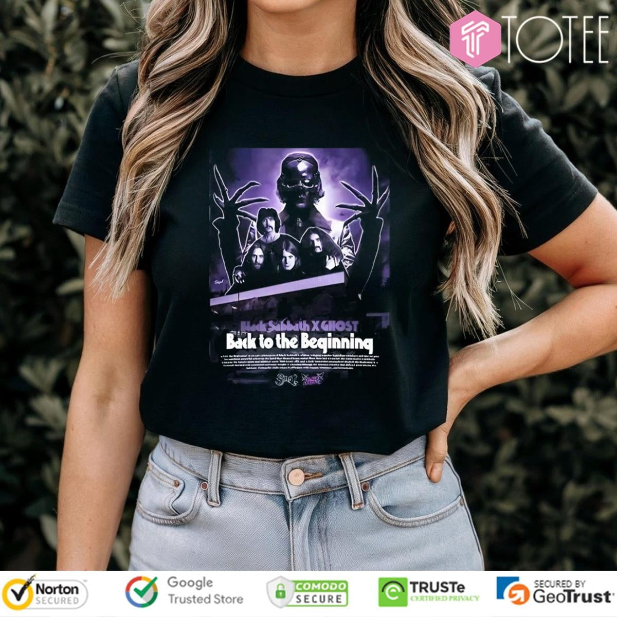 Black Sabbath Ghost Back To The Beginning Show 2025 T-shirt