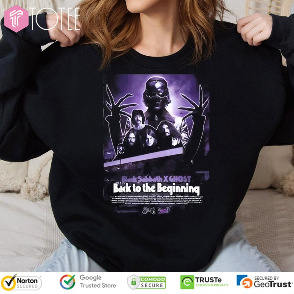 Black Sabbath Ghost Back To The Beginning Show 2025 T-shirt