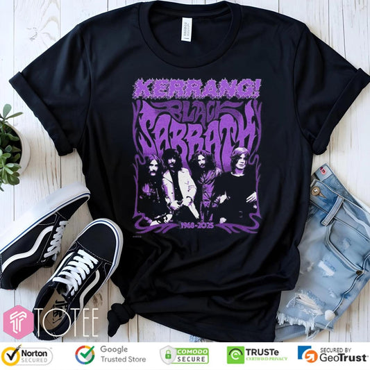 Black Sabbath X Kerrang 1968-2025 T-shirt