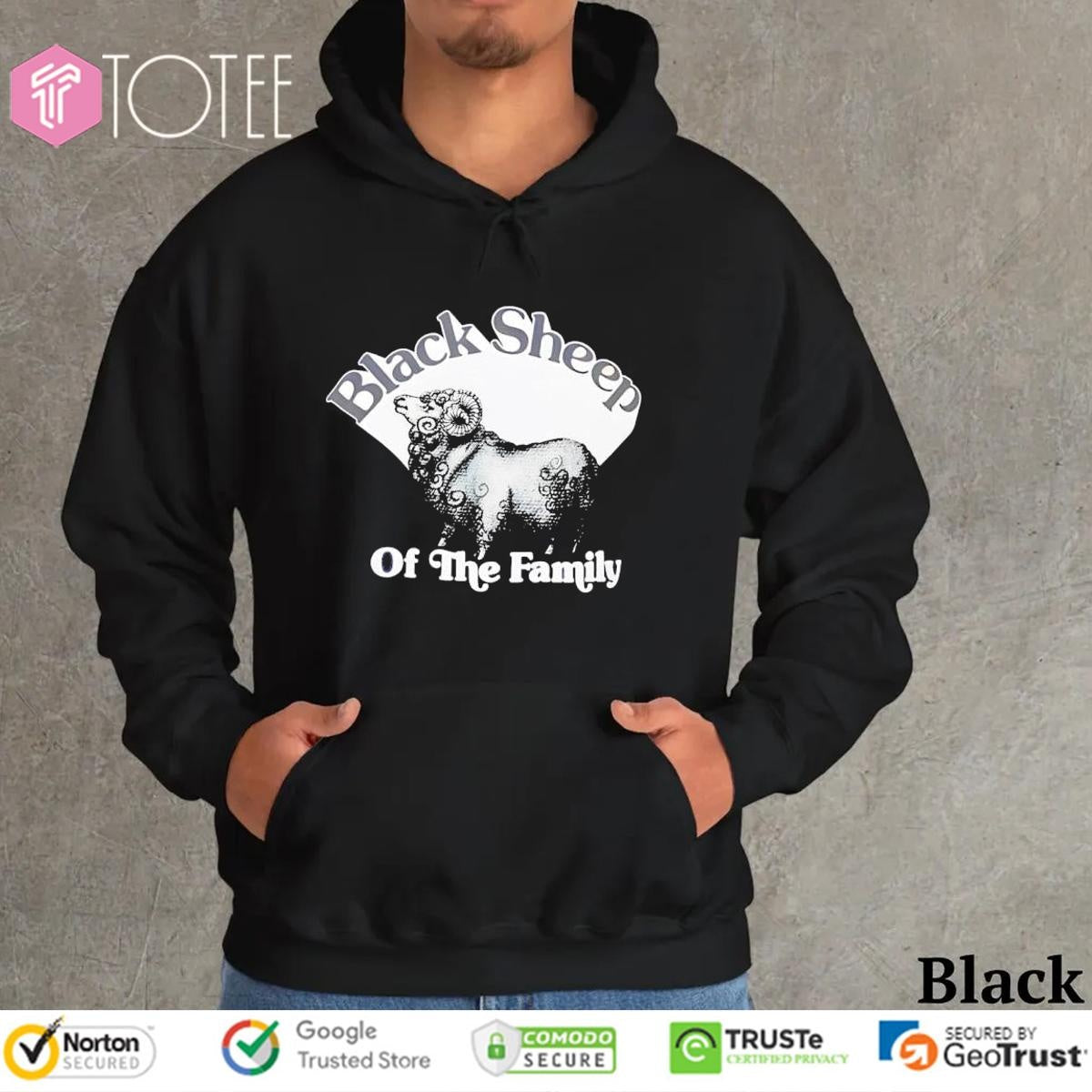 Black Sheep Of The Family Retro T-shirt