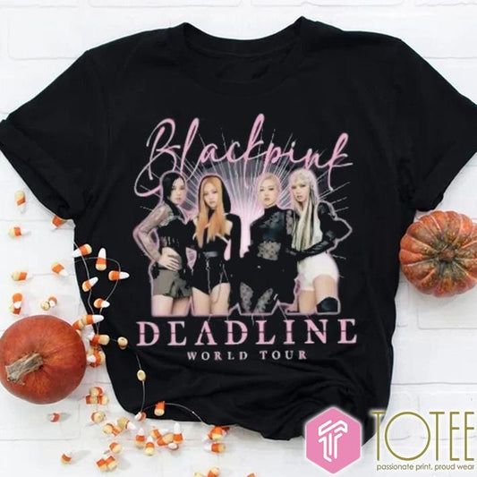 Blackpink Deadline 2025 World Tour Merch T-shirt