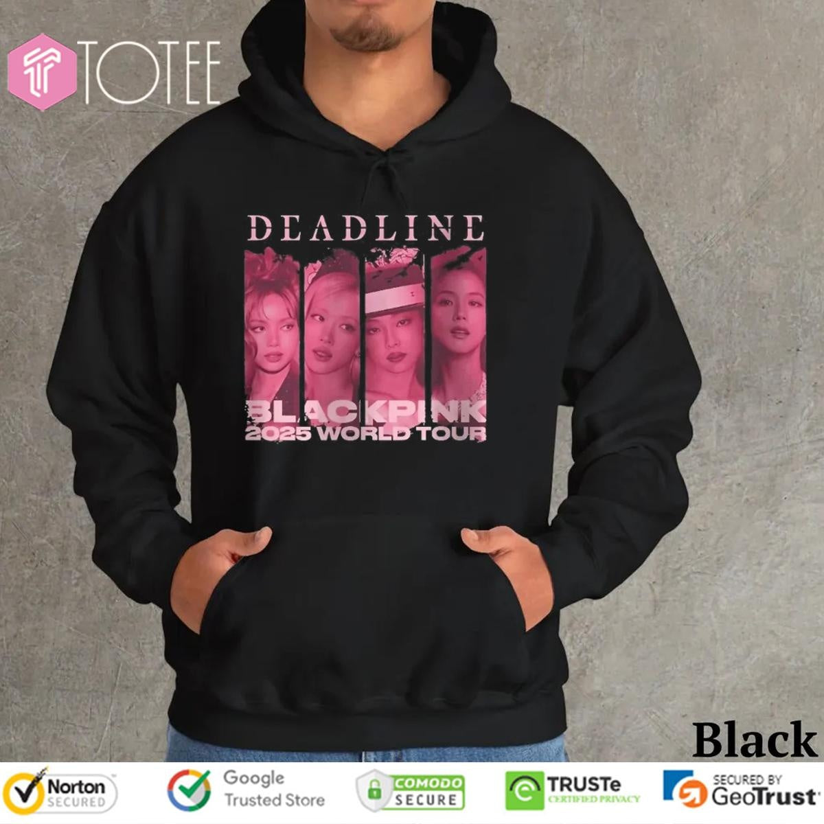 Blackpink Deadline Tour Jennie Jisoo Rose Lisa World Tour T-shirt