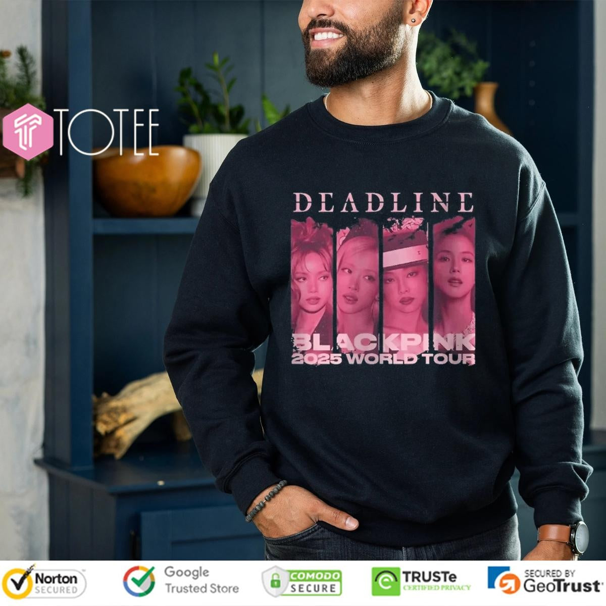Blackpink Deadline Tour Jennie Jisoo Rose Lisa World Tour T-shirt