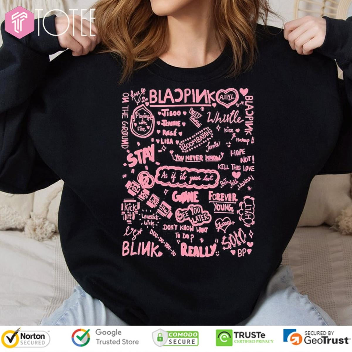 Blackpink Song List World Tour 2025 Kpop Fan Art T-shirt