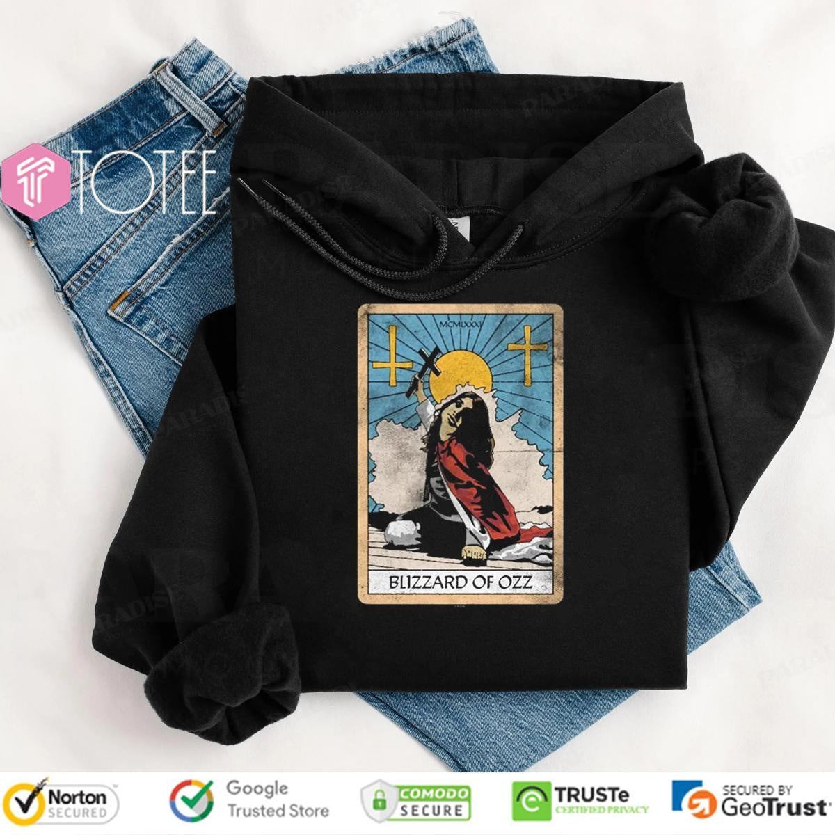 Blizzard Of Ozz Tarot Card Vintage T-shirt