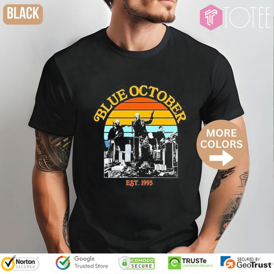 Blue October Est 1995 Rock Band Vintage T-shirt