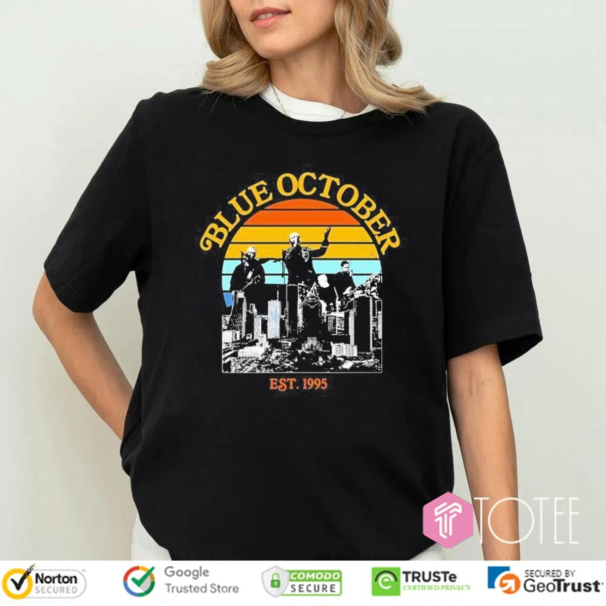 Blue October Est 1995 Rock Band Vintage T-shirt