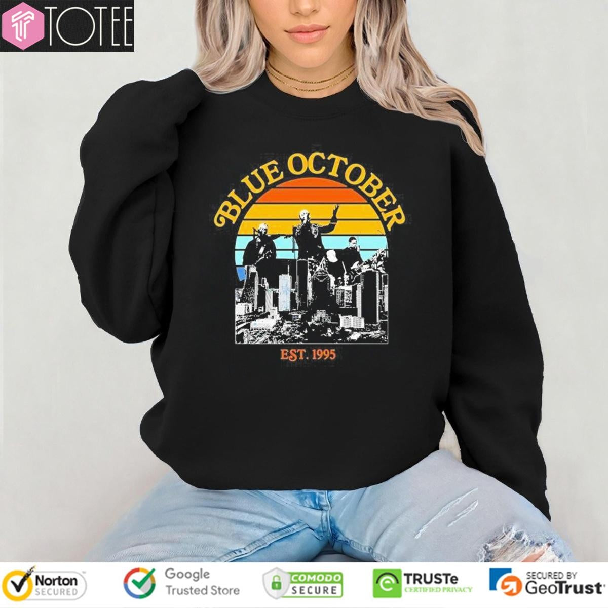 Blue October Est 1995 Rock Band Vintage T-shirt