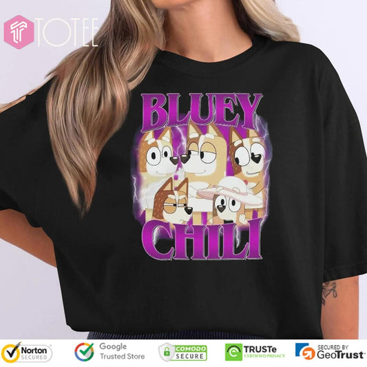 Bluey Chilli Vintage Bootleg T-shirt