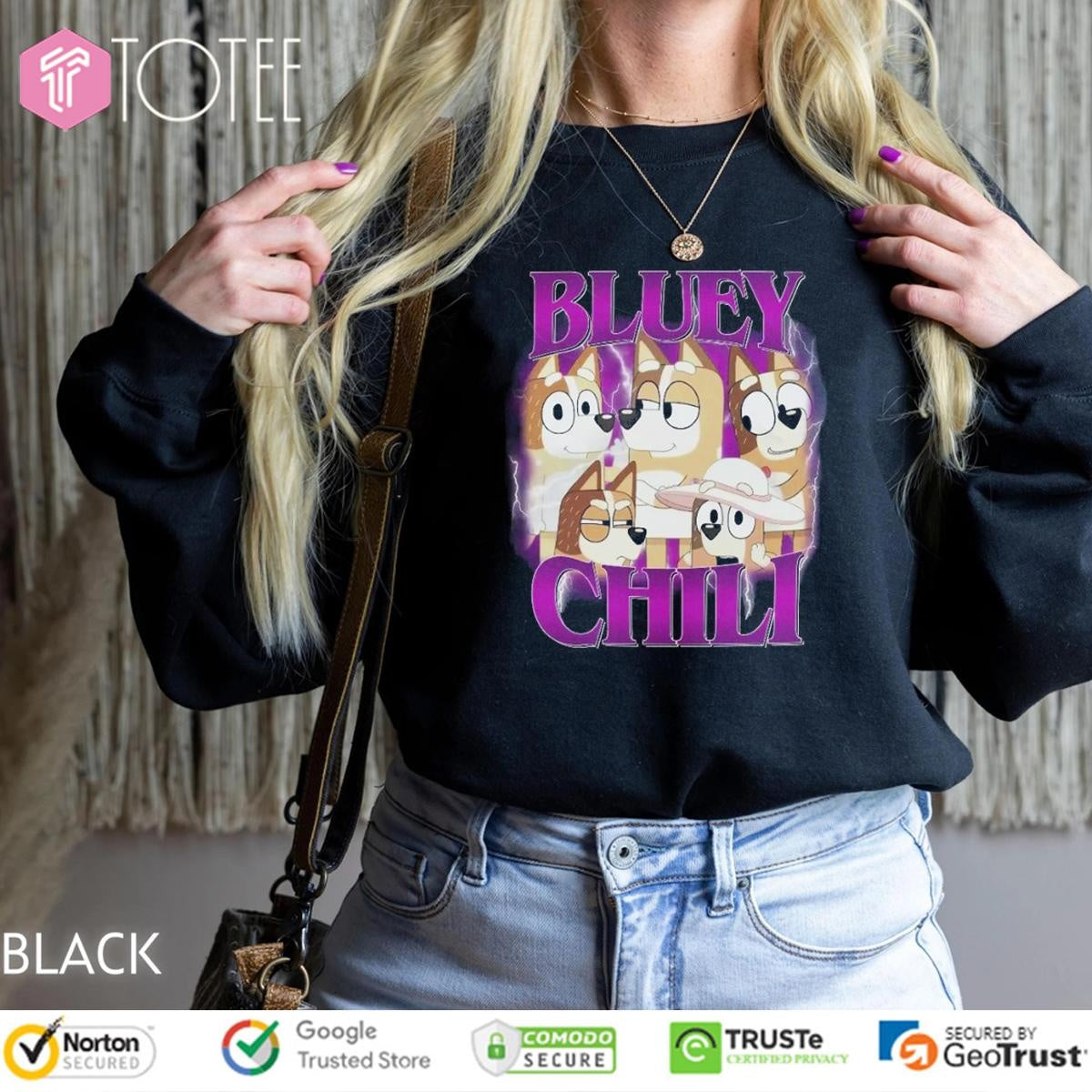 Bluey Chilli Vintage Bootleg T-shirt