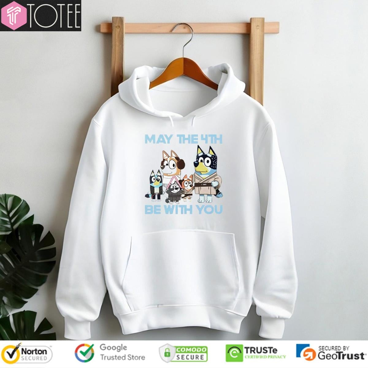 Bluey Family May The 4Th Be With You Star Wars T-shirt