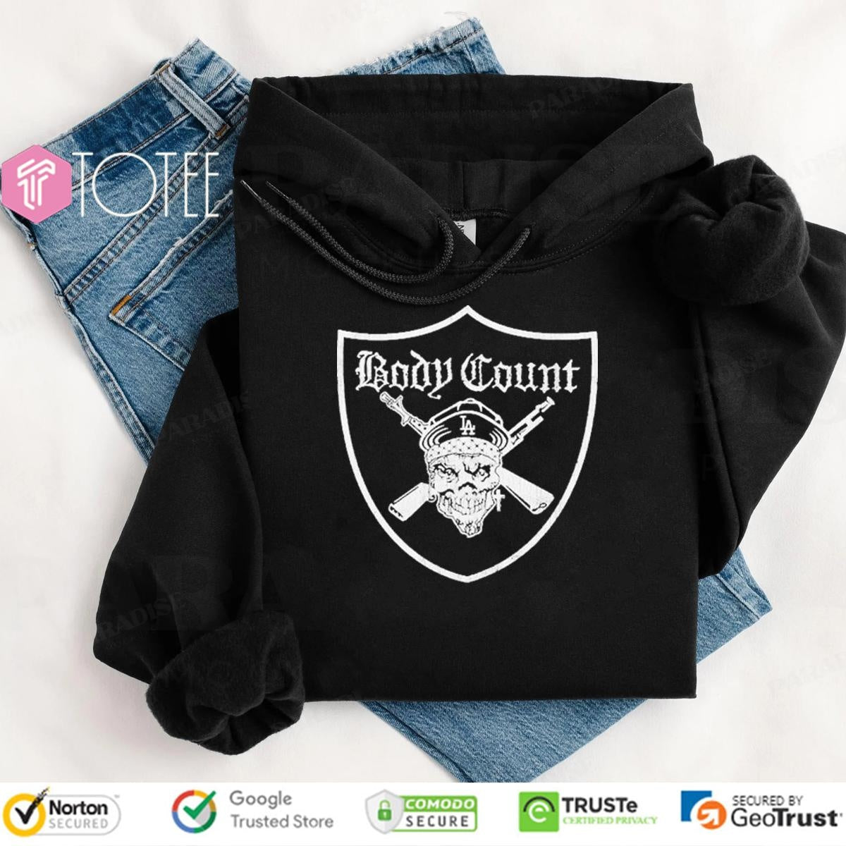 Body Count Pirate La Parody Raiders Logo T-shirt