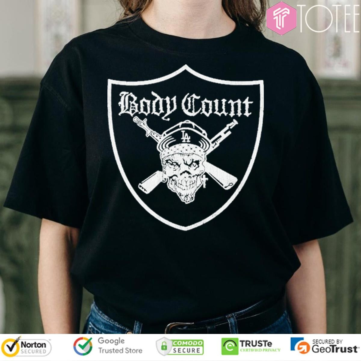Body Count Pirate La Parody Raiders Logo T-shirt