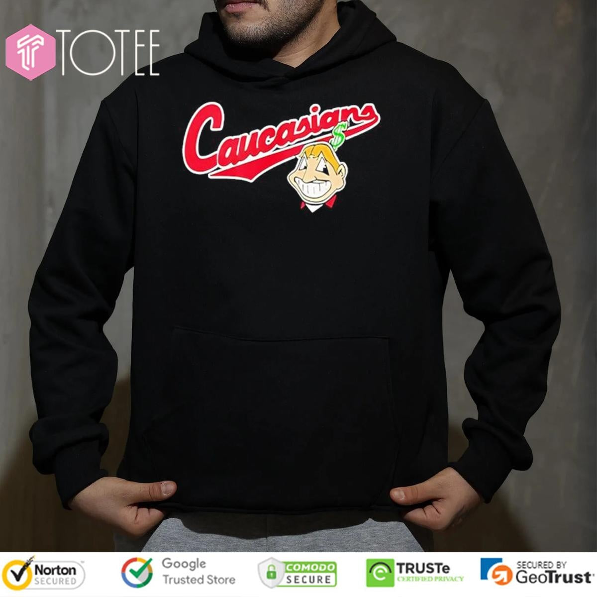 Bomani Jones Caucasians Chief Wahoo T-shirt