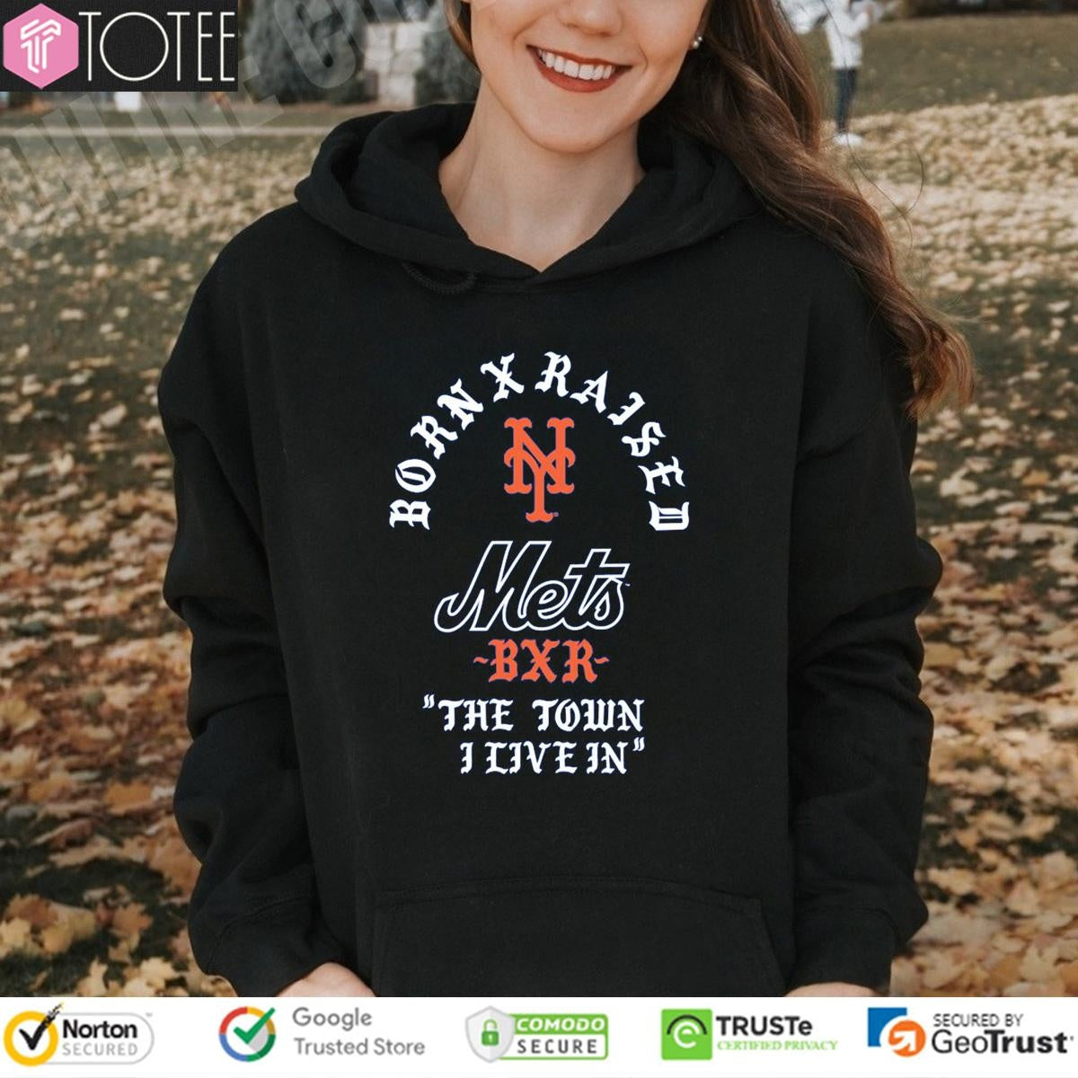 Born X Raised New York Mets Bxr The Town I Live In T-shirt
