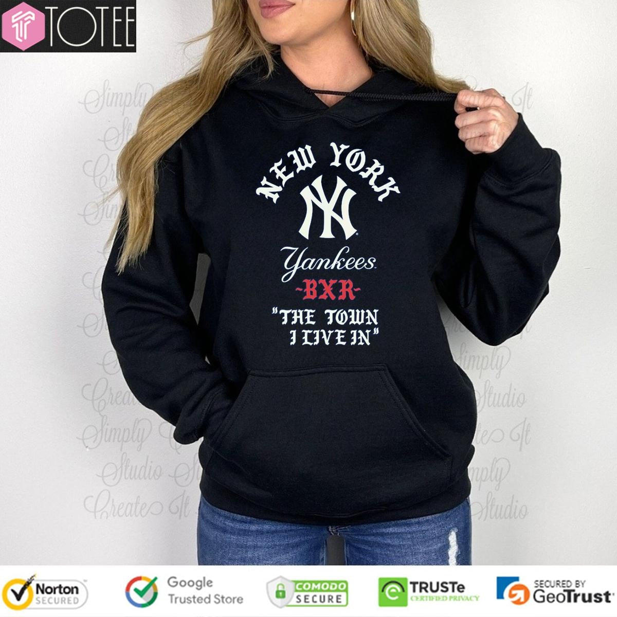 Born X Raised New York Yankees Bxr The Town I Live In T-shirt