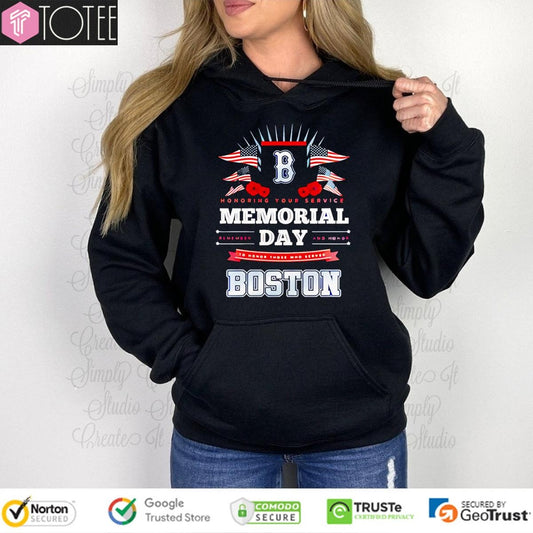 Boston Red Sox Honoring Your Service Memorial Day T-shirt