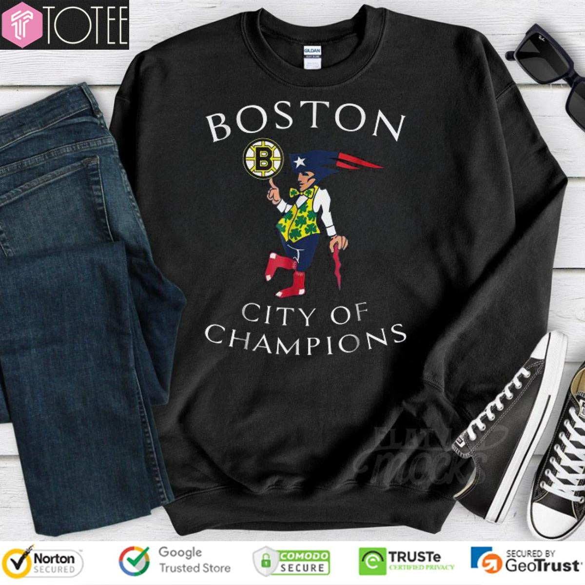 Boston Sports Teams City Of Champions T-shirt