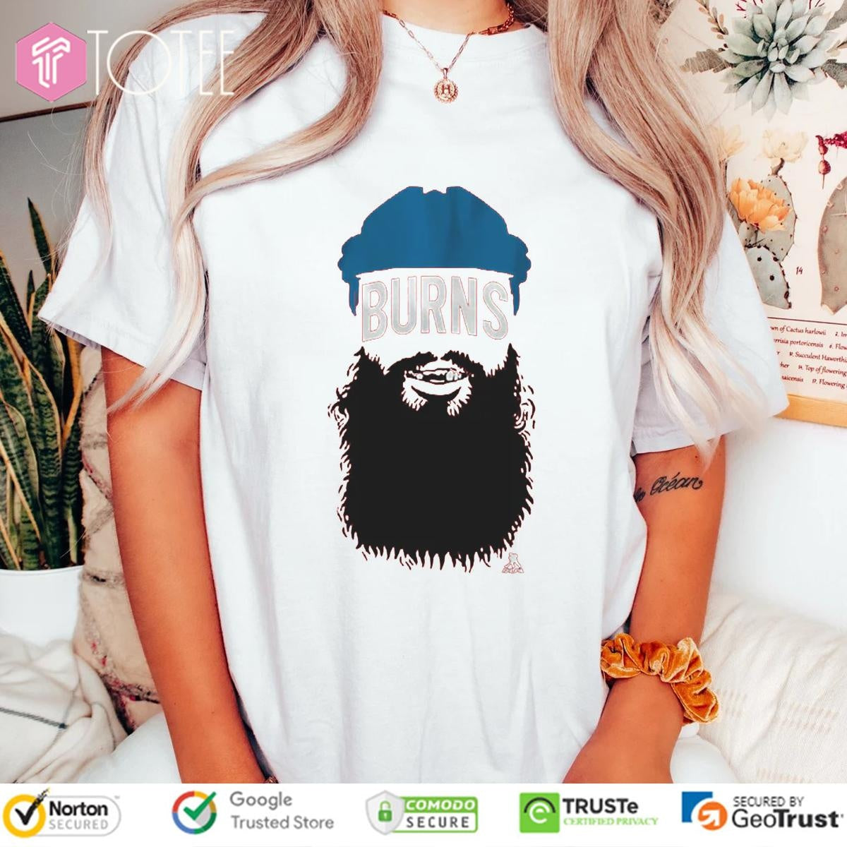 Brent Burns Carolina Beard Colorado Avalanche T-shirt