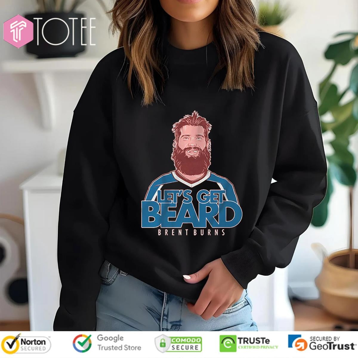 Brent Burns Lets Get Beard Colorado Avalanche T-shirt