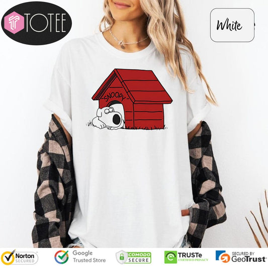 Brian Griffin Sleep Snoopy House T-shirt