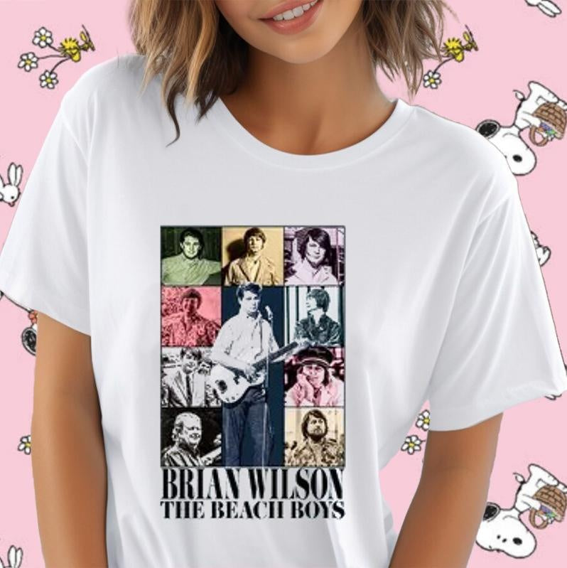 Brian Wilson The Beach Boys Ver Eras Tour T-shirt