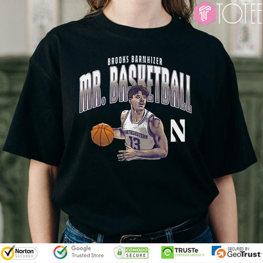 Brooks Barnhizer Northwestern Wildcats Mr. Basketball T-shirt