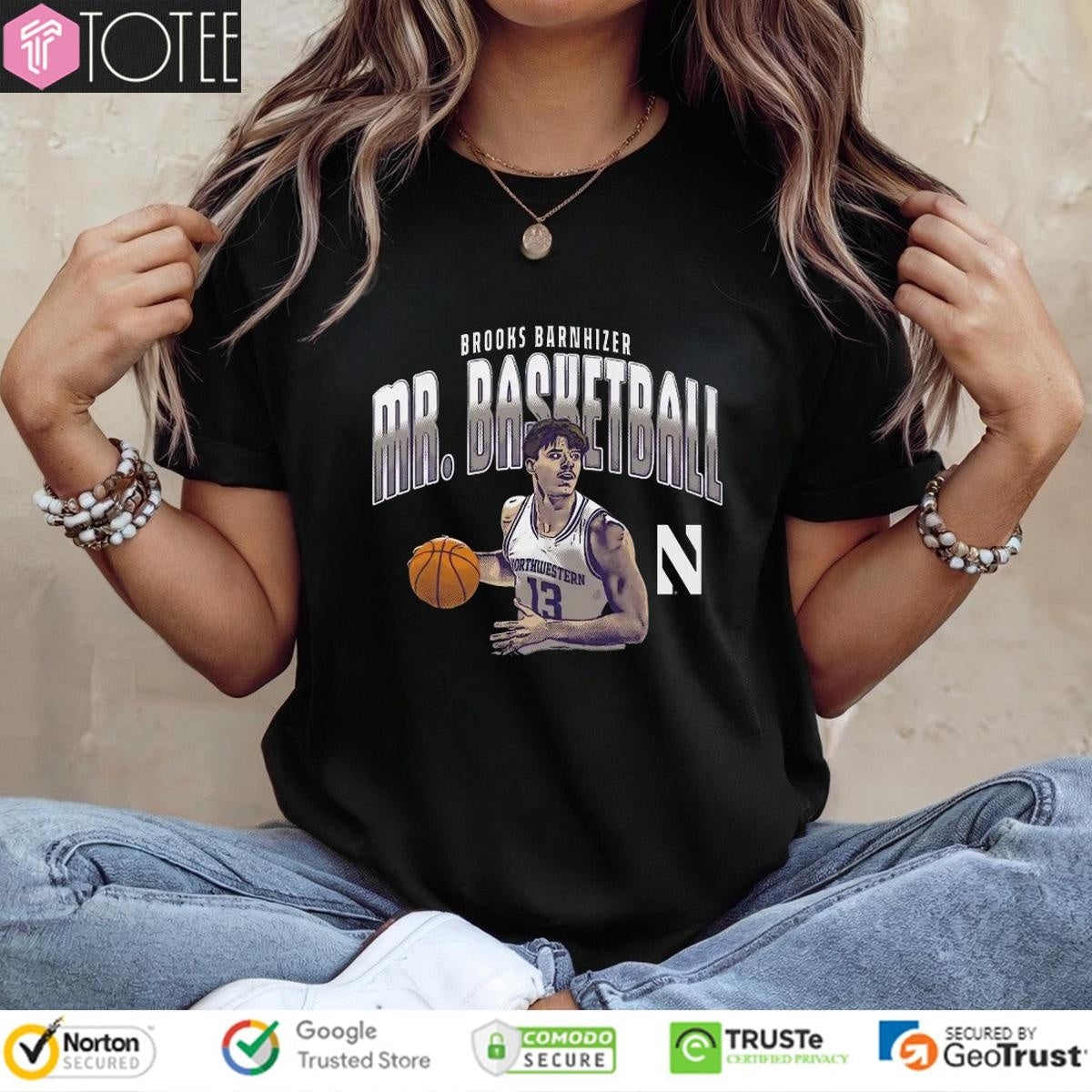 Brooks Barnhizer Northwestern Wildcats Mr. Basketball T-shirt