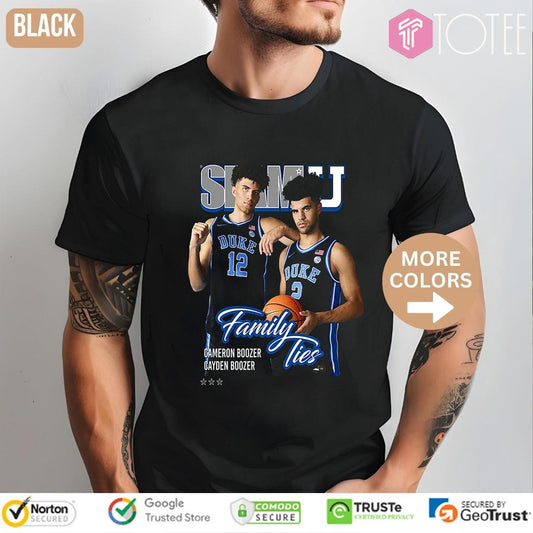 Brothers Cameron Boozer Cayden Boozer Slam Cover T-shirt