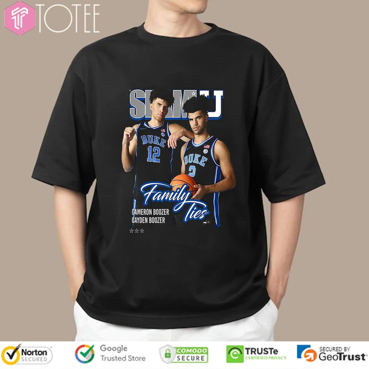 Brothers Cameron Boozer Cayden Boozer Slam Cover T-shirt