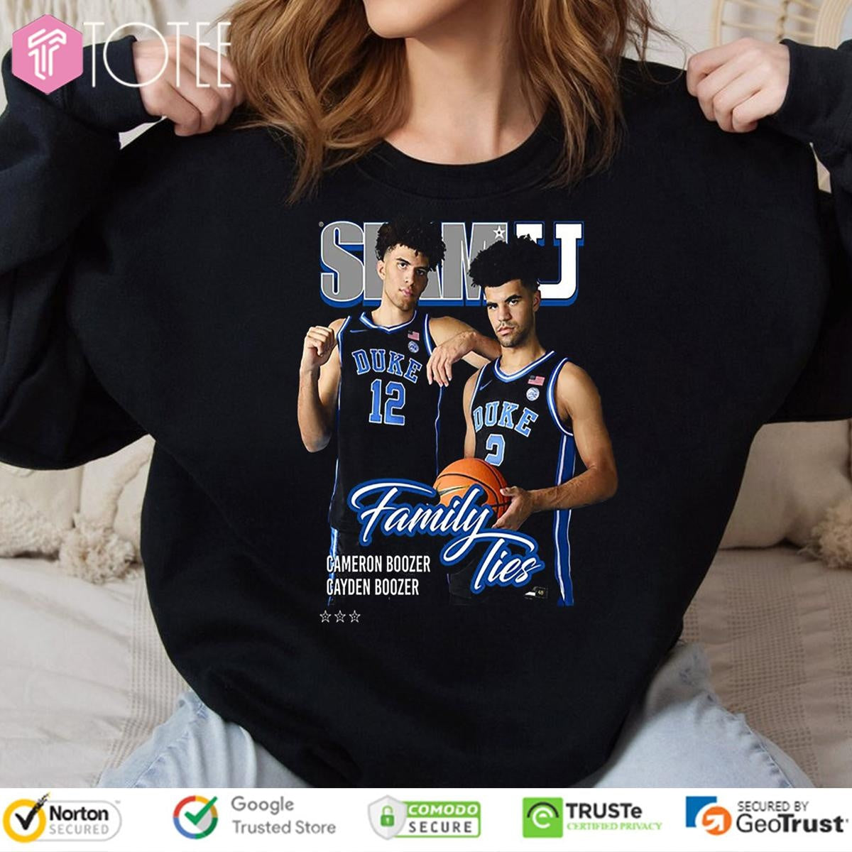 Brothers Cameron Boozer Cayden Boozer Slam Cover T-shirt