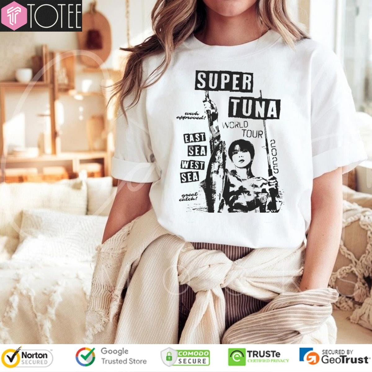 Bts Jin Kim Seok Jin Super Tuna World Tour East Sea West Sea T-shirt