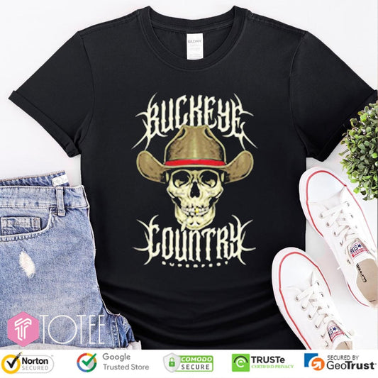 Buckeye Country Superfest 2025 Cowboy Skull Shirt