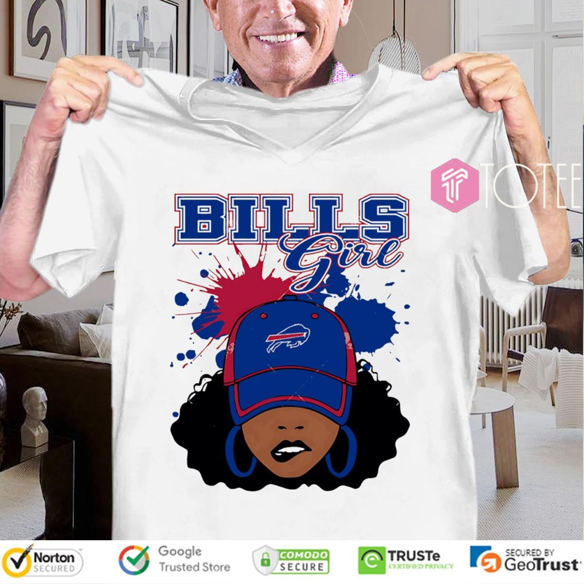 Buffalo Bills African Girl T-shirt