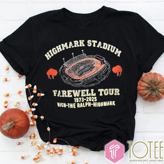 Buffalo Bills Farewell Tour 1973-2025 Rich The Ralph Highmark Stadium T-shirt