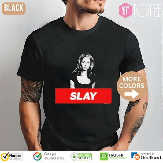 Buffy The Vampire Slayer Slay Photo Shirt