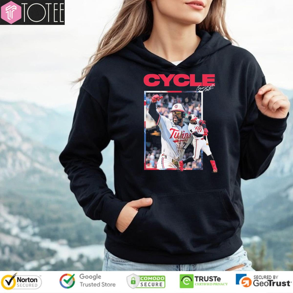 Byron Buxton Minnesota Twins Cycle Baseball Signature T-shirt