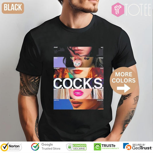 C.O.K.S. Charli Xcx Olivia Rodrigo Chappell Roan Kim Petras Sabrina Carpenter T-shirt
